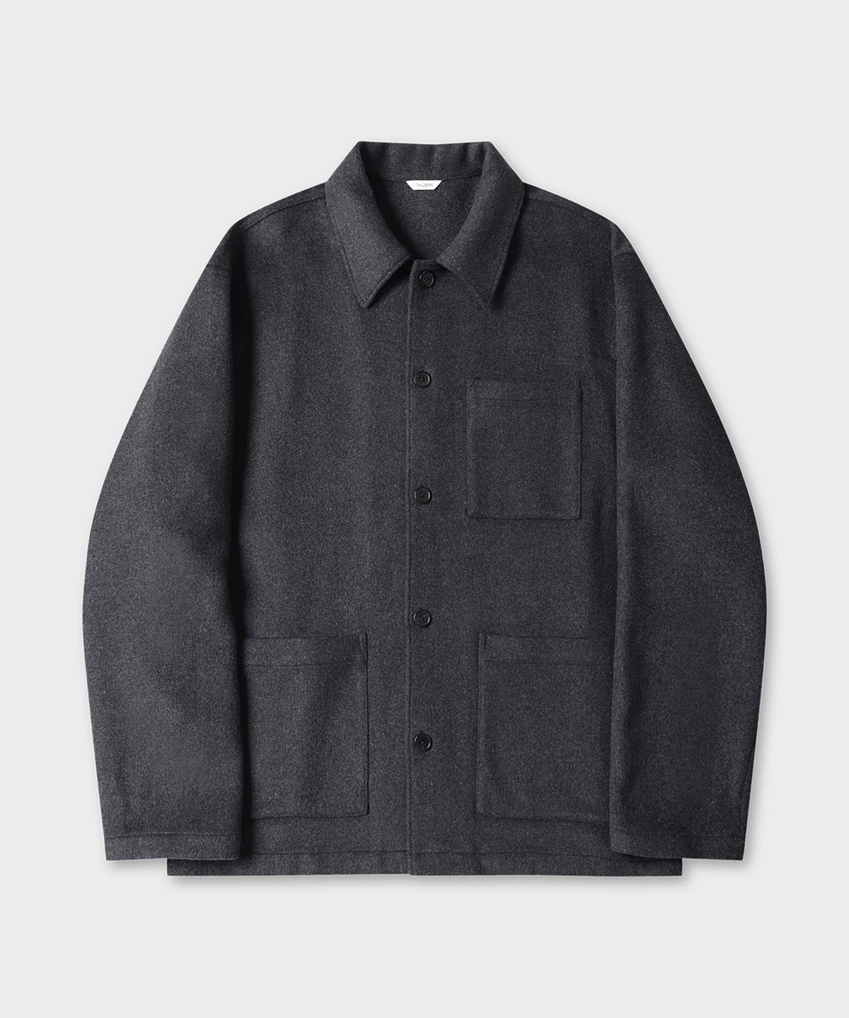 테일던(TAILDERN) Judd Cotton Flannel Shirts Jacket Charcoal