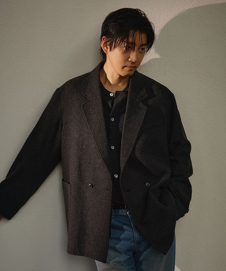 Orson Flannel Double Jacket Charcoal