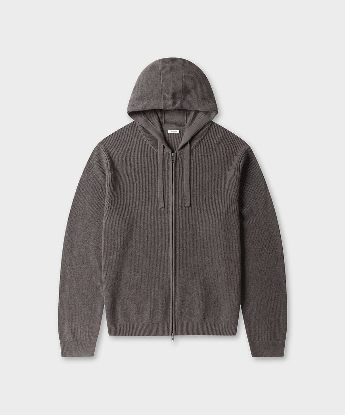 테일던(TAILDERN) Shawn Wool Hooded Zip Up Grey