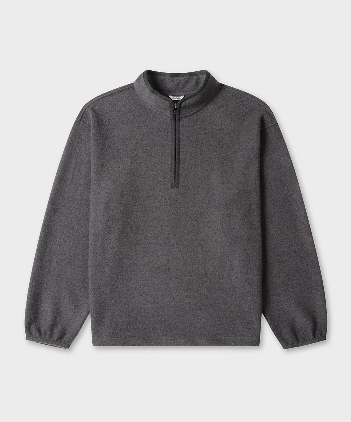 테일던(TAILDERN) Light Fleece Quarter zip shirts Grey