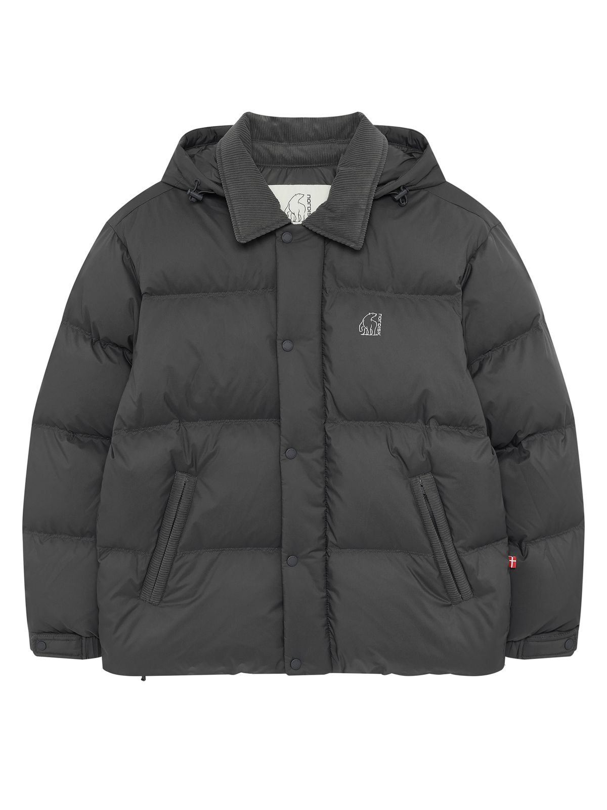 노르디스크(NORDISK) 올보르 DRY 크리스탈다운 후디 점퍼 - M_Dark Grey