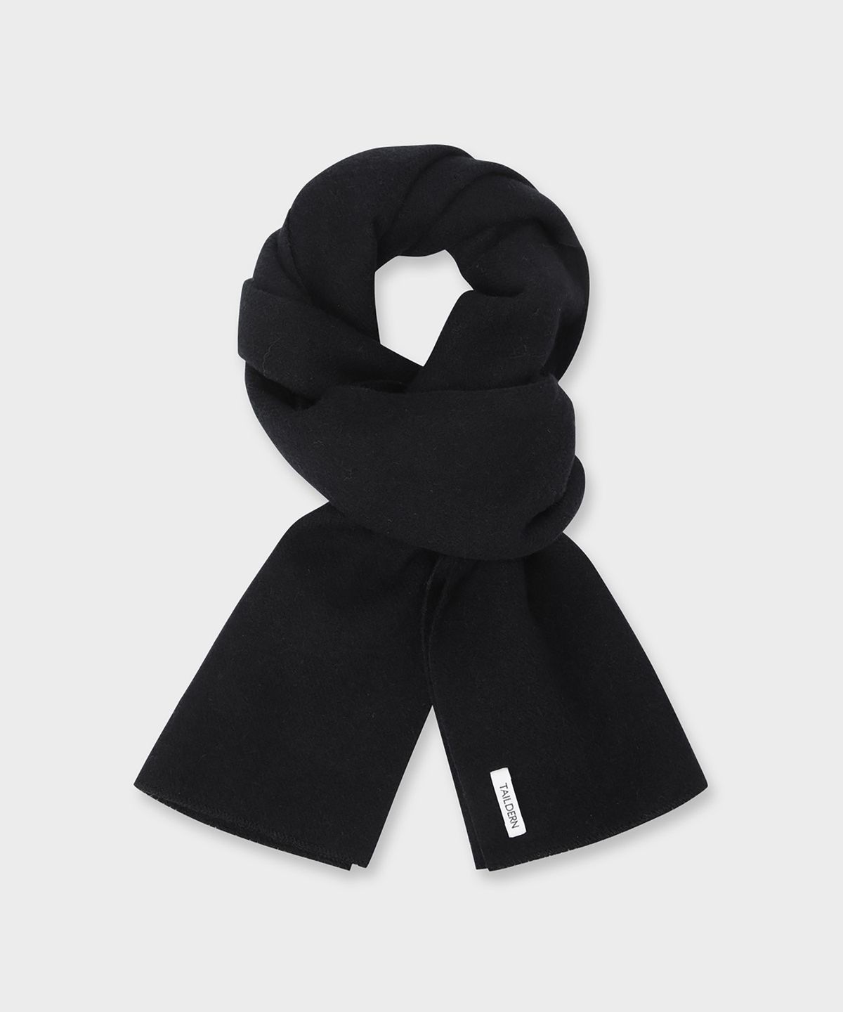 테일던(TAILDERN) Gabin Wool Blend Muffler Black