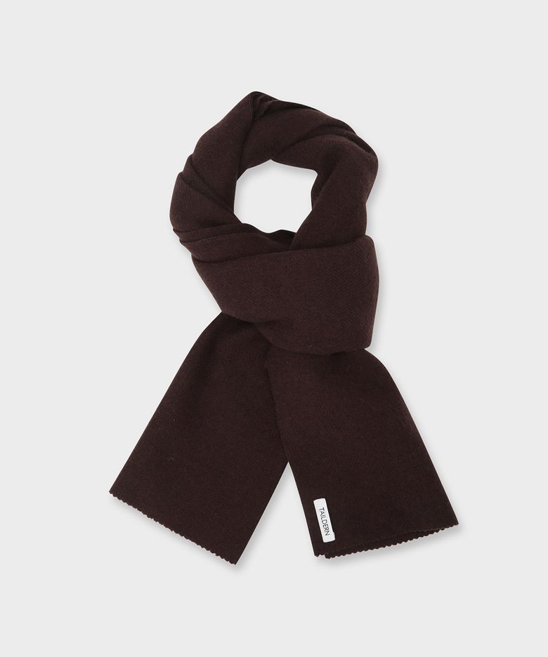 Gabin Wool Blend Muffler Brown
