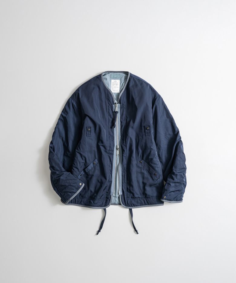 REVERSIBLE MIL LINER JACKET navy/l.blue