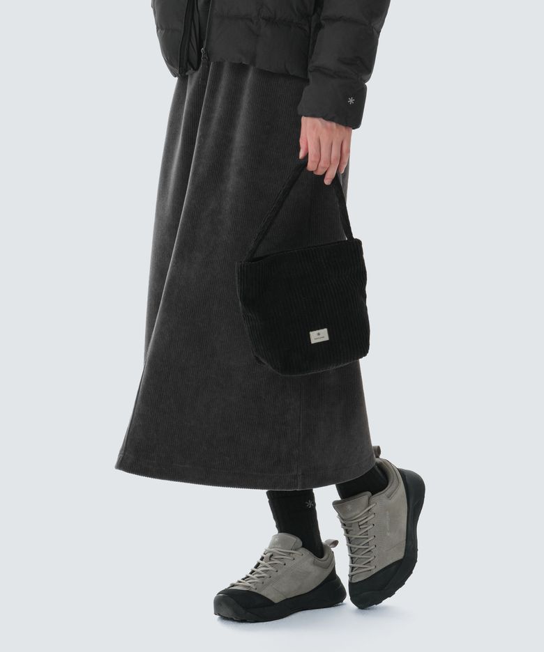 코듀로이 미니 토트백 2L (S26FWFTB62) Black