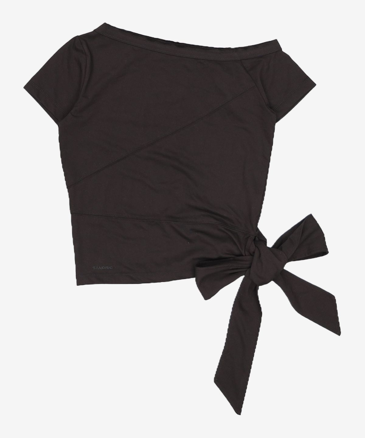 샌드릭(SANDRIC) One-Shoulder Strap Tee_Black ONE