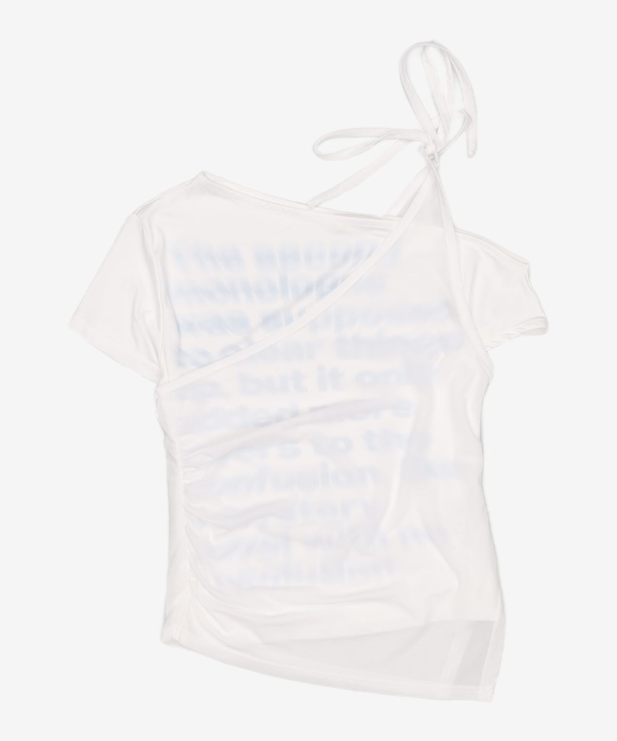 세컨모놀로그(SECONDMONO) W. Layered Off Shoulder Short Sleeve [WHITE]_SEWTS009WHITE FREE