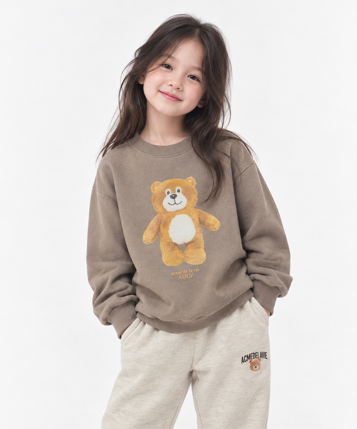 아크메드라비 키즈(acmedelaviekids) KIDS AC BEARDOLL SWEATSHIRT
