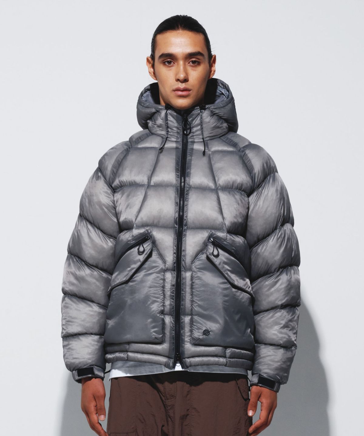 칼라파타르(KALAPATTHAR) AIR PUFFER HOODED JACKET - GREY