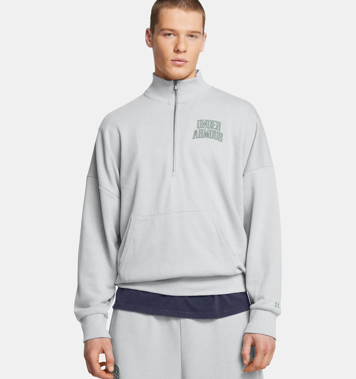 언더아머(UNDERARMOUR) 남성 UA 아이콘 헤비웨이트 테리 오버사이즈  집1386550-011