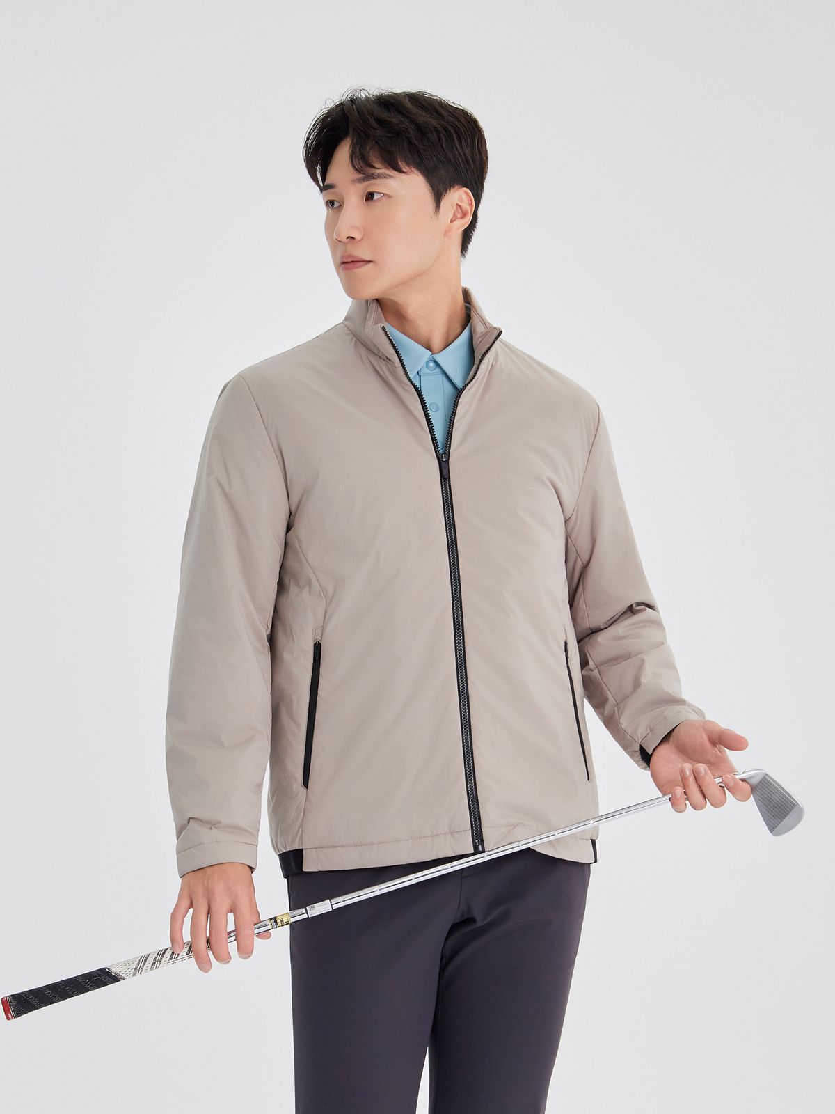 볼빅 골프웨어(VOLVIK GOLFWEAR) 남성 골프 경량 패딩 스윙 점퍼 VMWBO905_SD