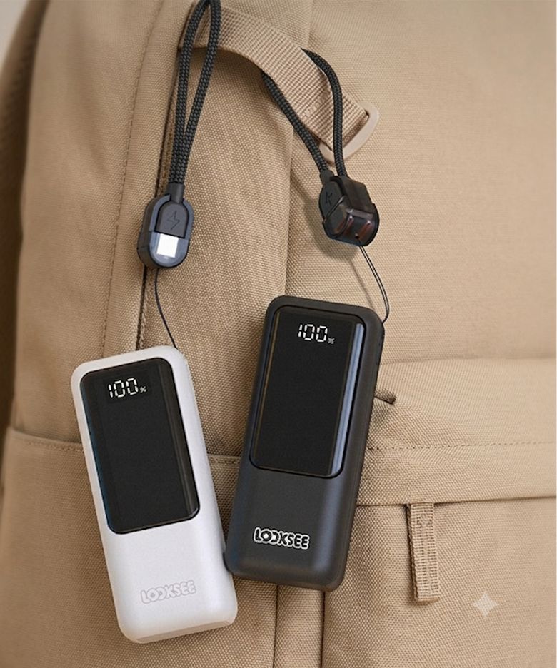룩씨 PD 22.5W 미니그립 초고속 충전 대용량 미니 보조배터리 10000mAh