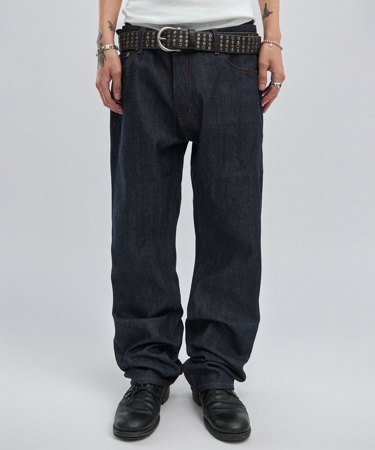 스웨이드(SUADE) REGULAR SELVEDGE DENIM [RAW INDIGO]