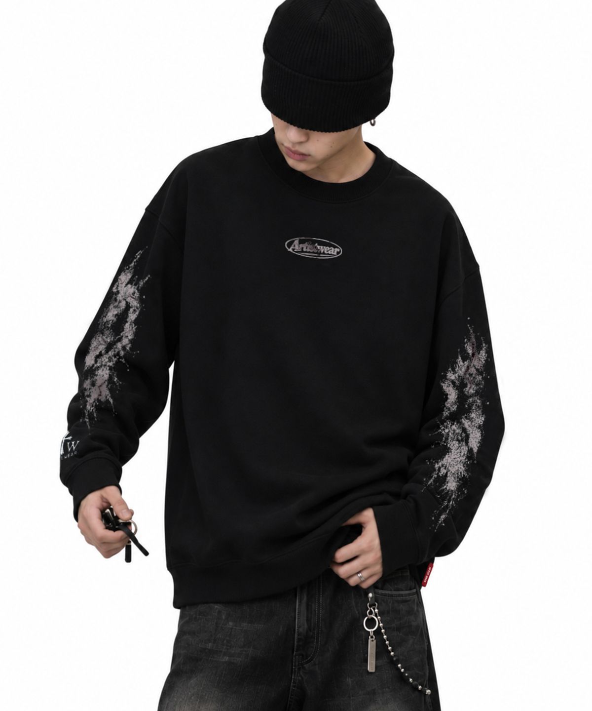 아티스트웨어(ARTISTWEAR) 데드슬립 맨투맨 - 2COLOR