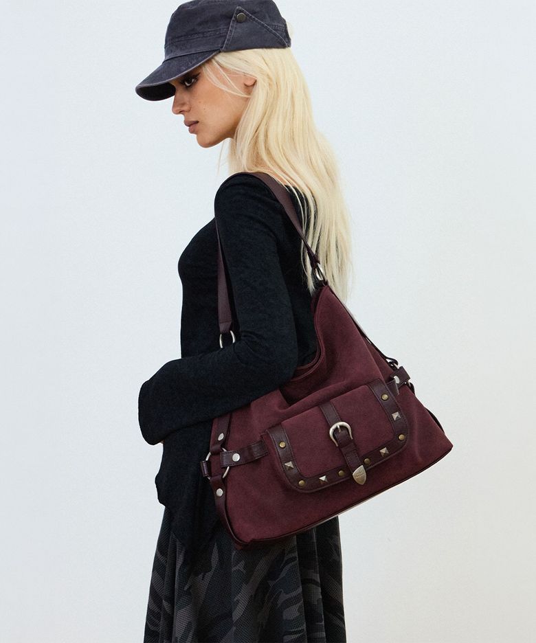 PALMA HOBO BAG [Burgundy]