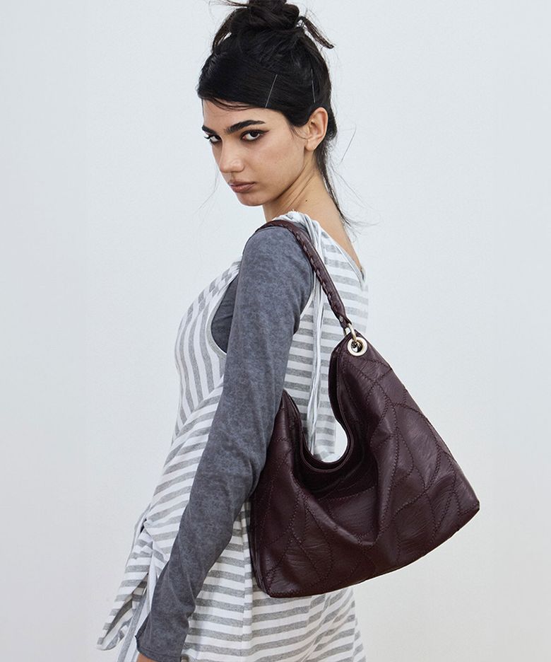 SEDY HOBO BAG [Burgundy]