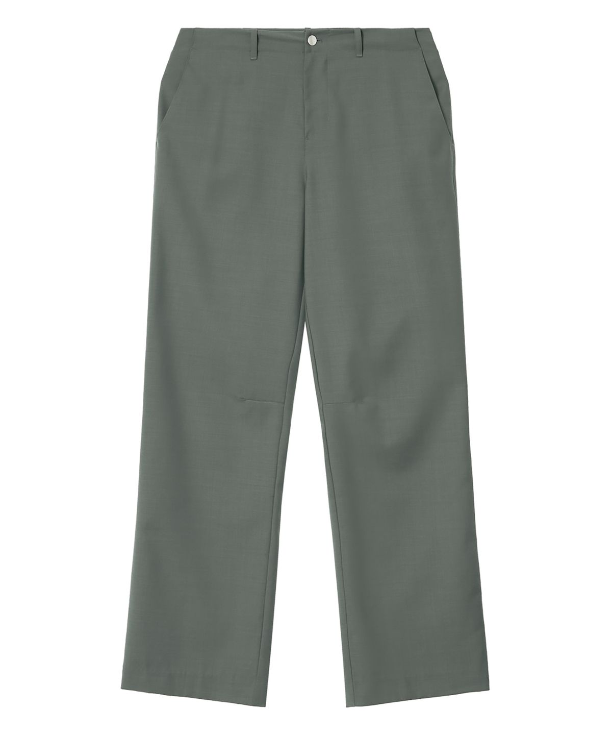 오아노(OANO) WOOL BLEND PANTS / CEMENT GREEN
