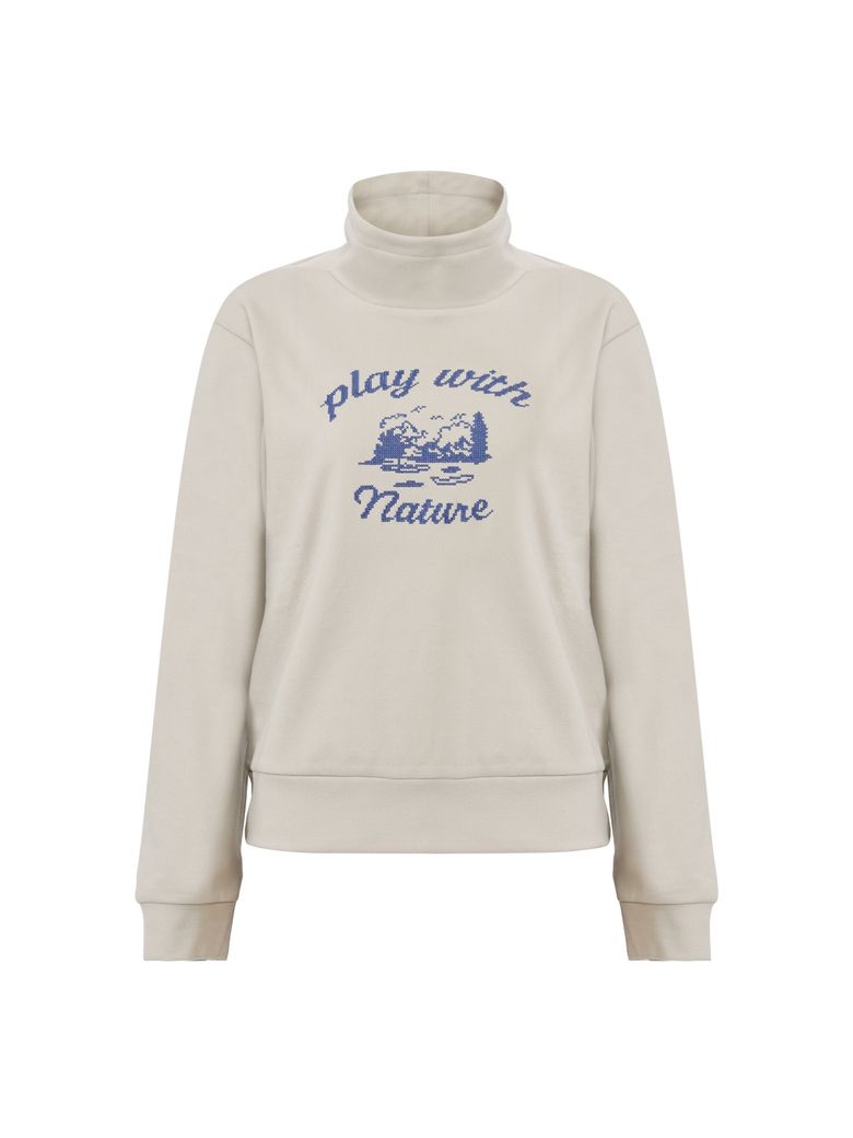 TO 부클 빅아트웍 포인트 모크넥 L_WARM GREY_WWW262312L