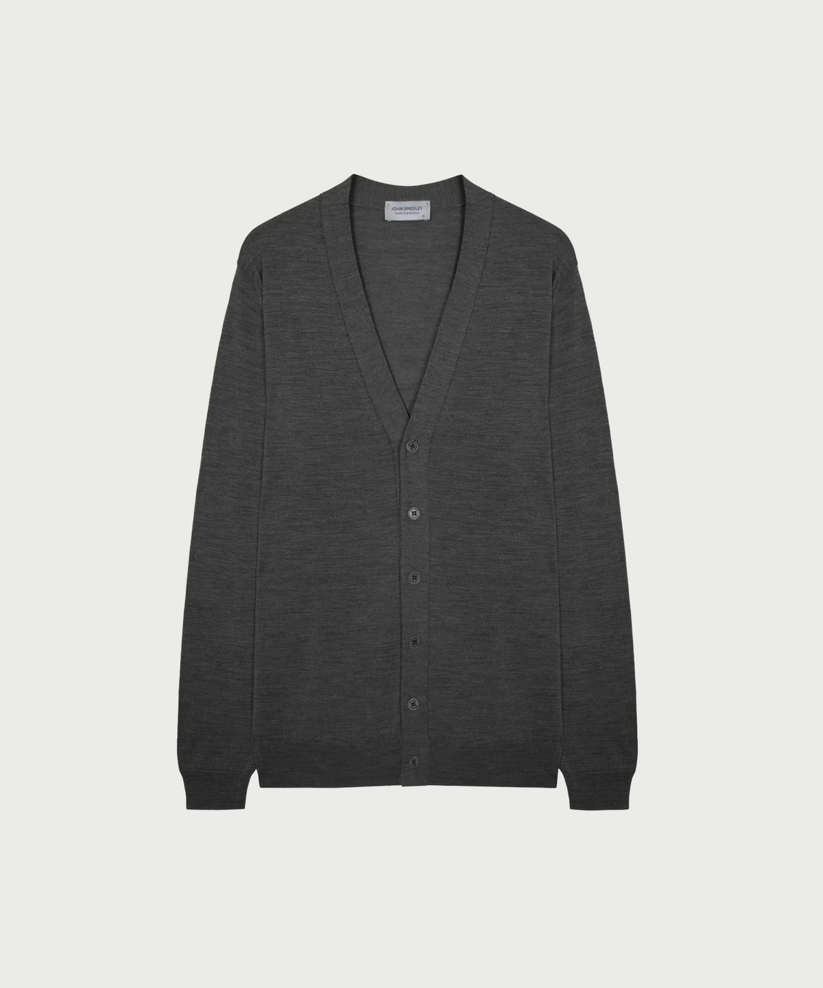 존 스메들리(JOHN SMEDLEY) BRADRICK Extra Fine Merino Wool Standard Fit V-Neck Cardigan Core 5 Colors