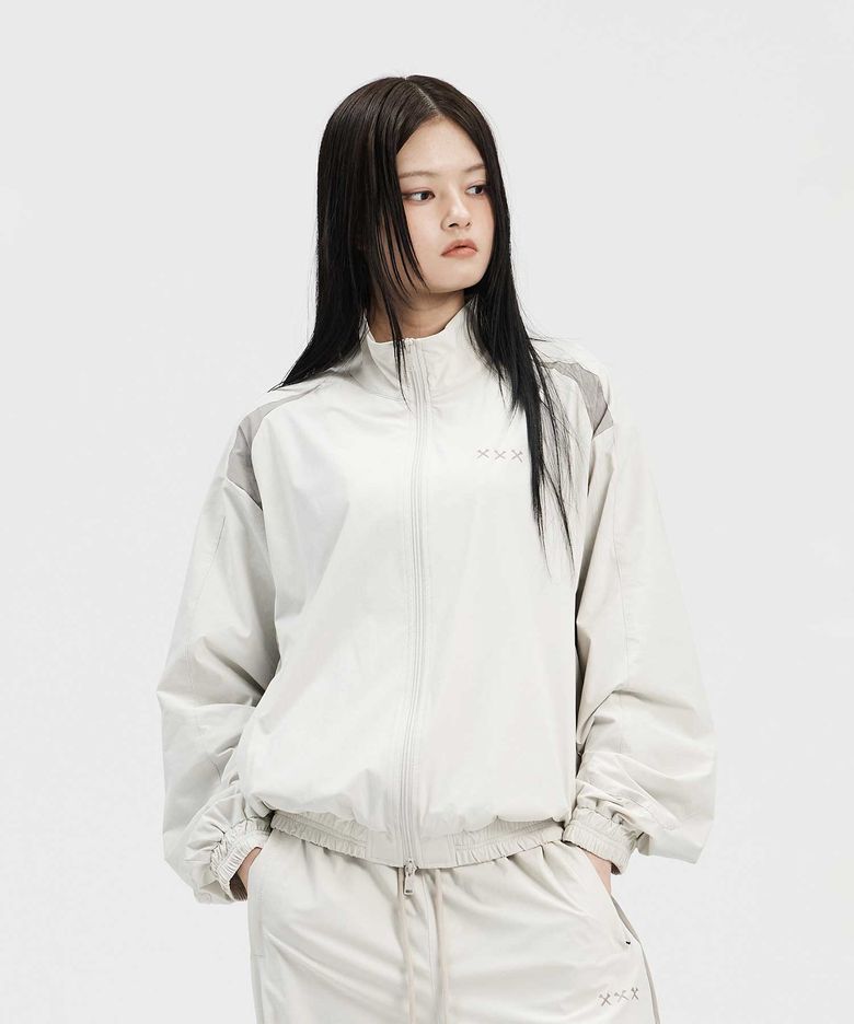 나일론 스판 와샤 윈드브레이커 (그레이)