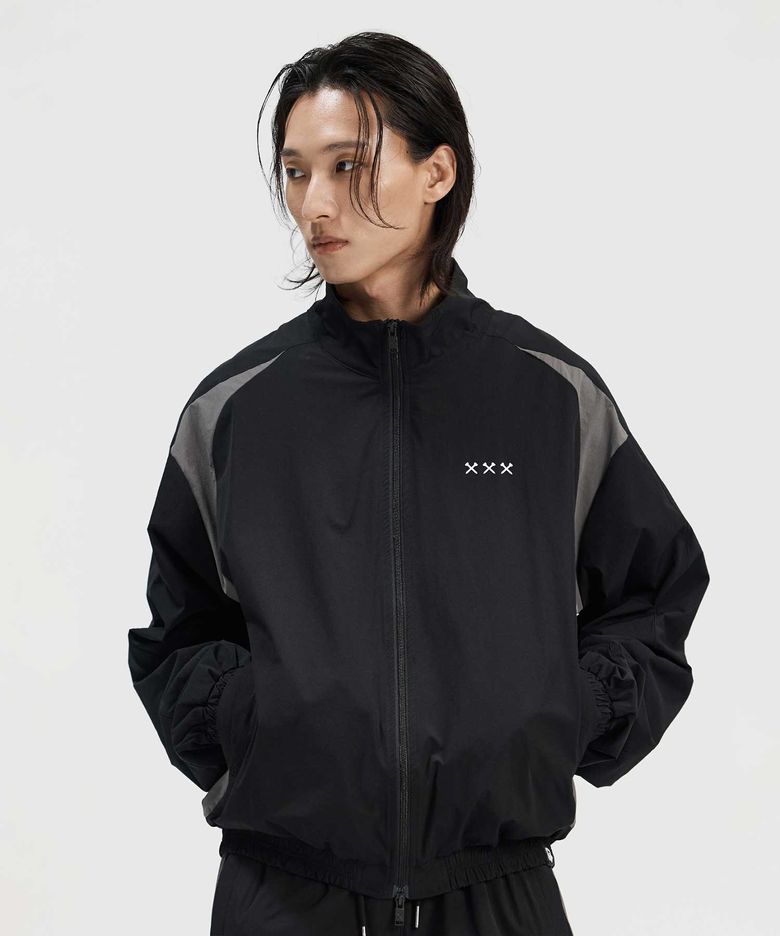 나일론 스판 와샤 윈드브레이커 (블랙)