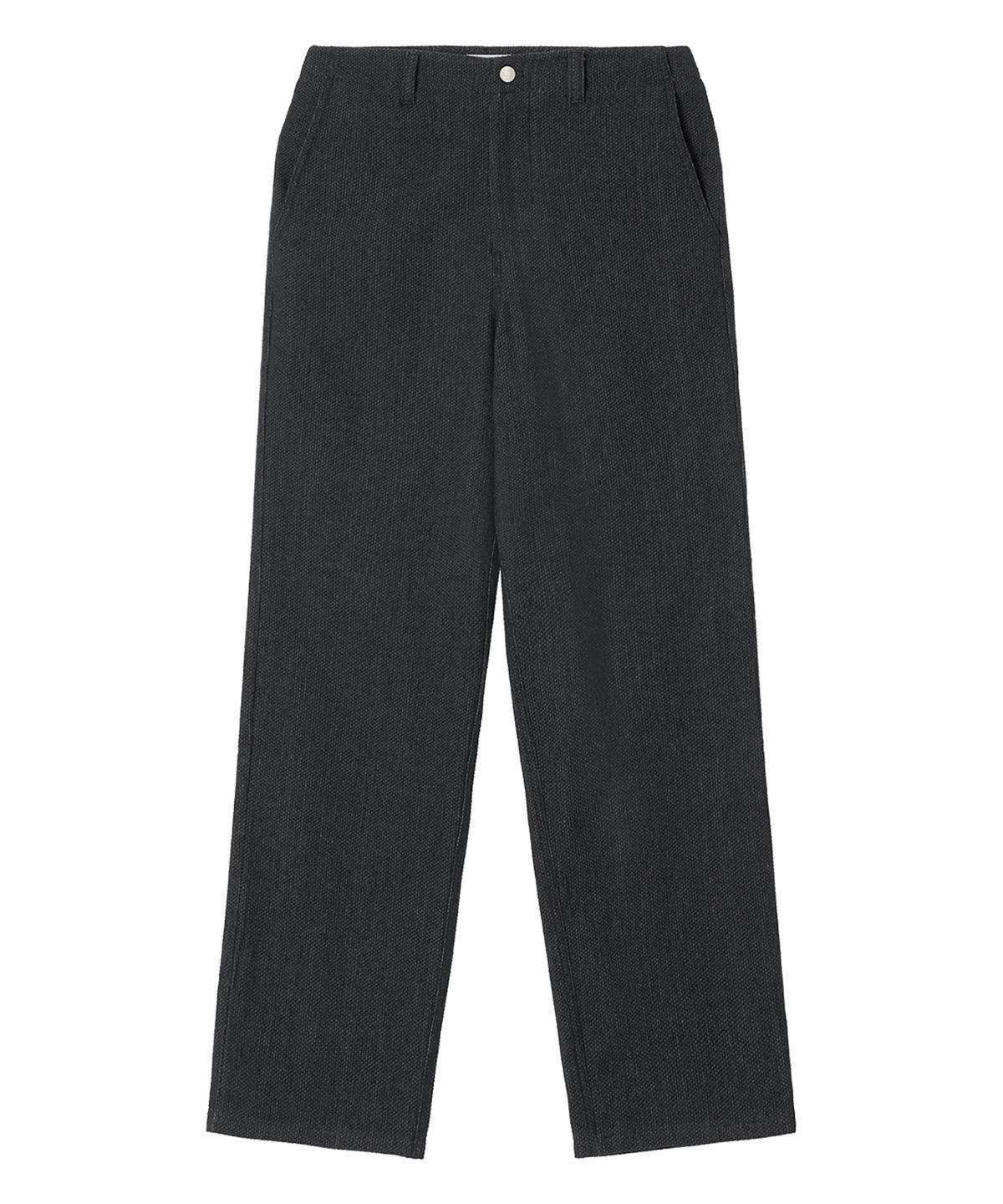 오아노(OANO) WAFFLE DENIM PANTS / CHARCOAL