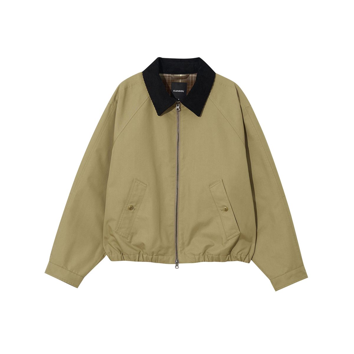 캉골(KANGOL) 우먼스 코듀로이 칼라 자켓 8568 베이지