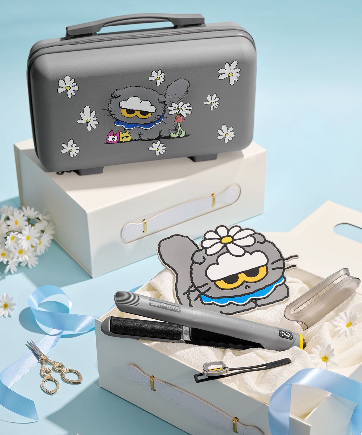 글램팜(GLAMPALM) GP202TZOA 조앤프렌즈 스페셜 에디션 글램뮤즈 터치 볼륨 고데기