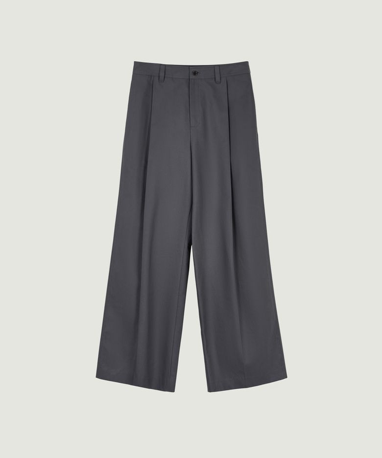 IVANA PINTUCK PANTS (GRAY)