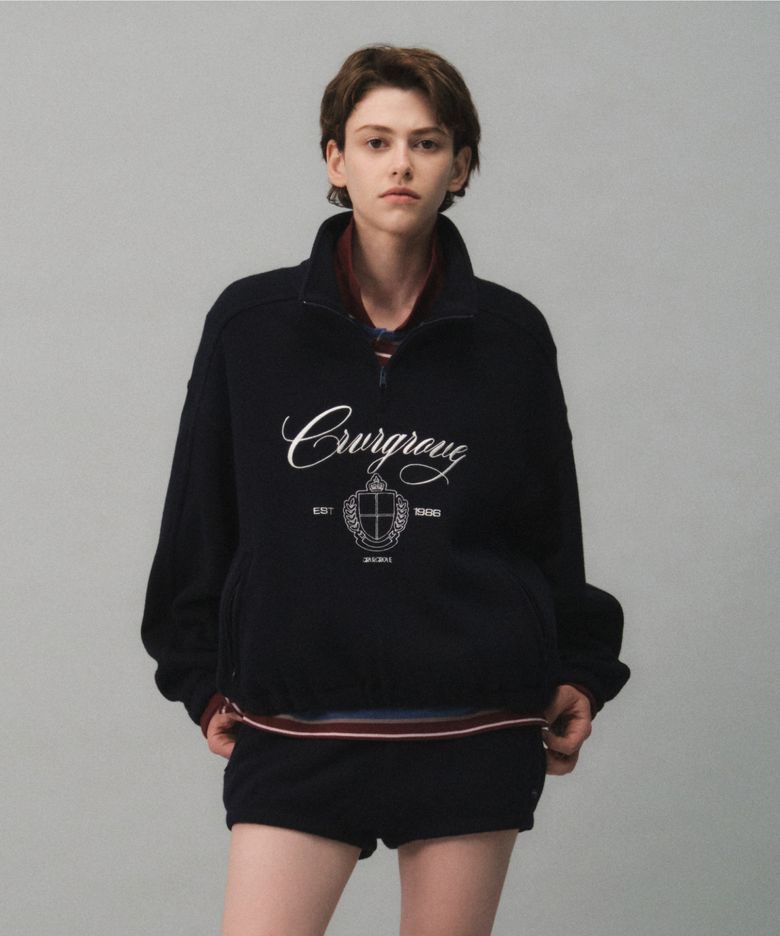 PARKER HALF ZIP-UP (NAVY)