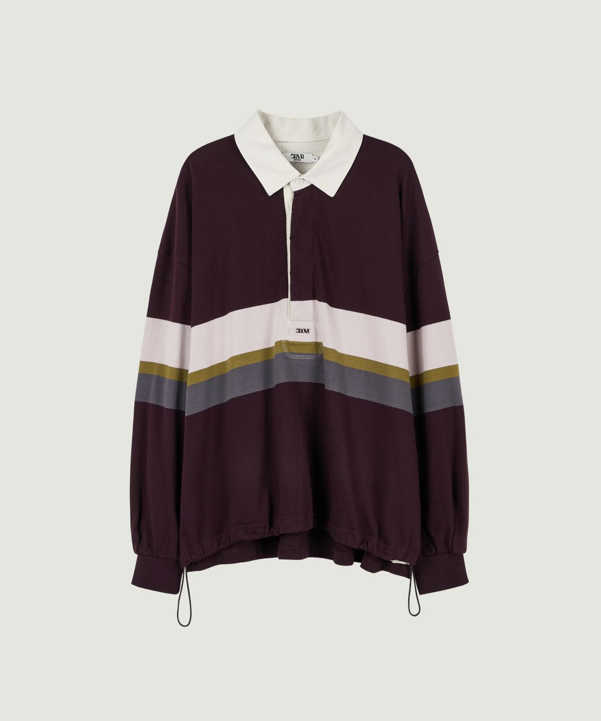 그로브(GROVE) 26FW HAGUE RUGBY SWEATSHIRT (PLUM)