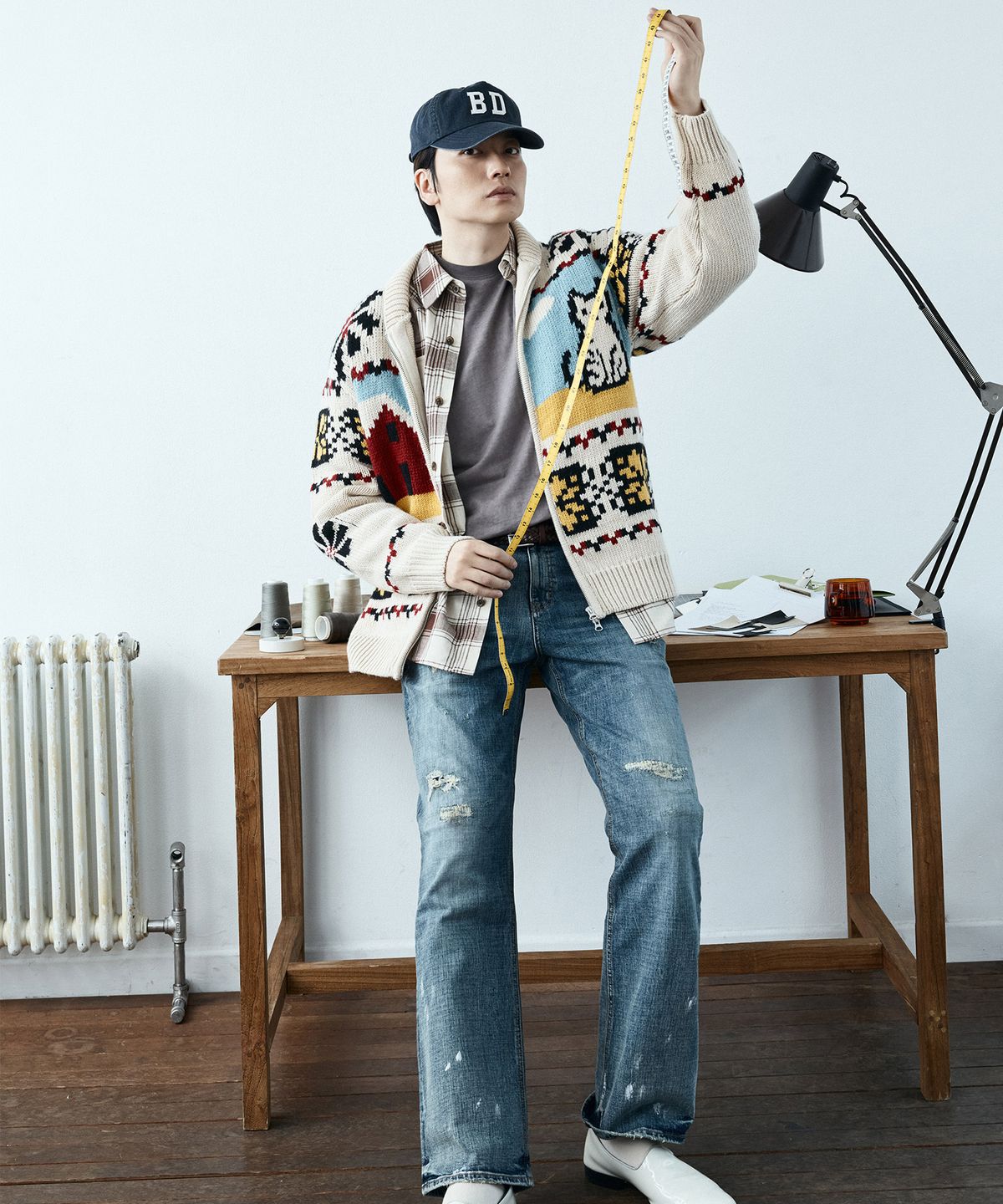 버커루(BUCKAROO) [이동휘 콜라보] 공용 빈티지 부츠컷 데님 팬츠