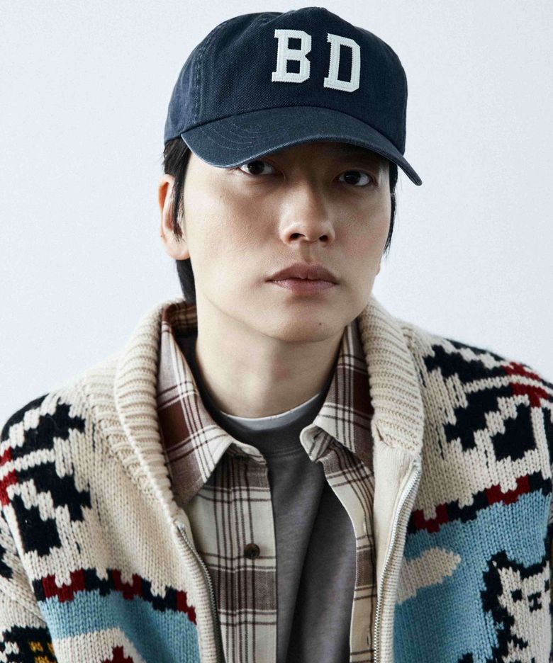 [이동휘 콜라보] 5패널 팰트로고 캡모자 네이비