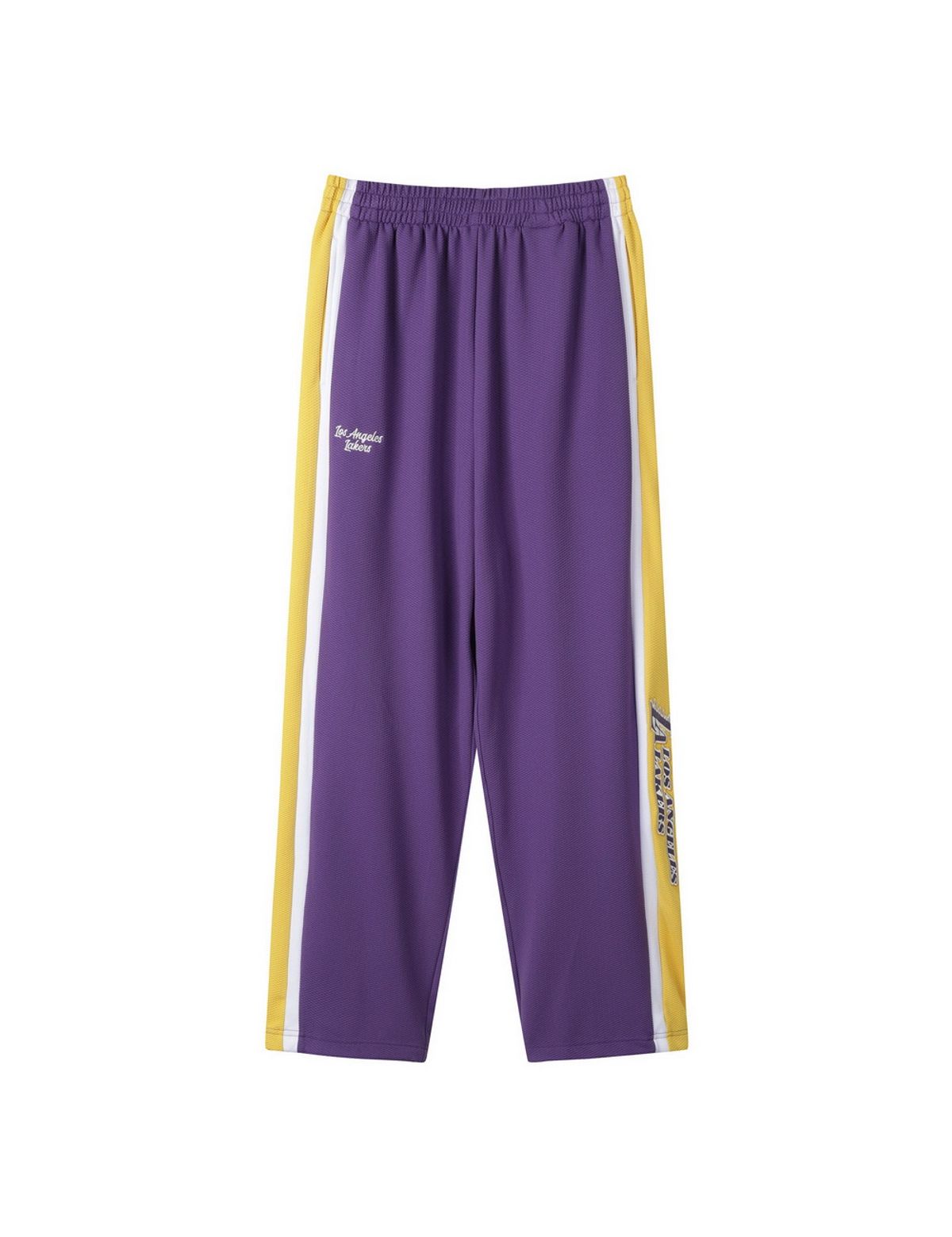 엔비에이(NBA) 컬러블록 메쉬 트랙 팬츠 퍼플