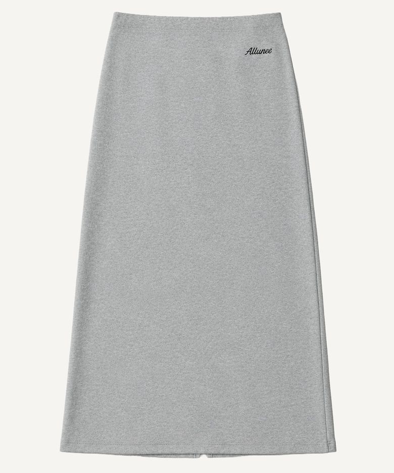 Classic Logo Maxi Skirt_Melange