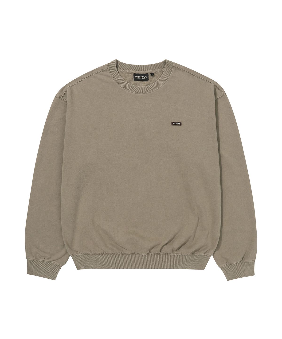 슈퍼드라이(SUPERDRY) 코어 스웻 셔츠 다크 베이지 SDUMRDQ06DBE