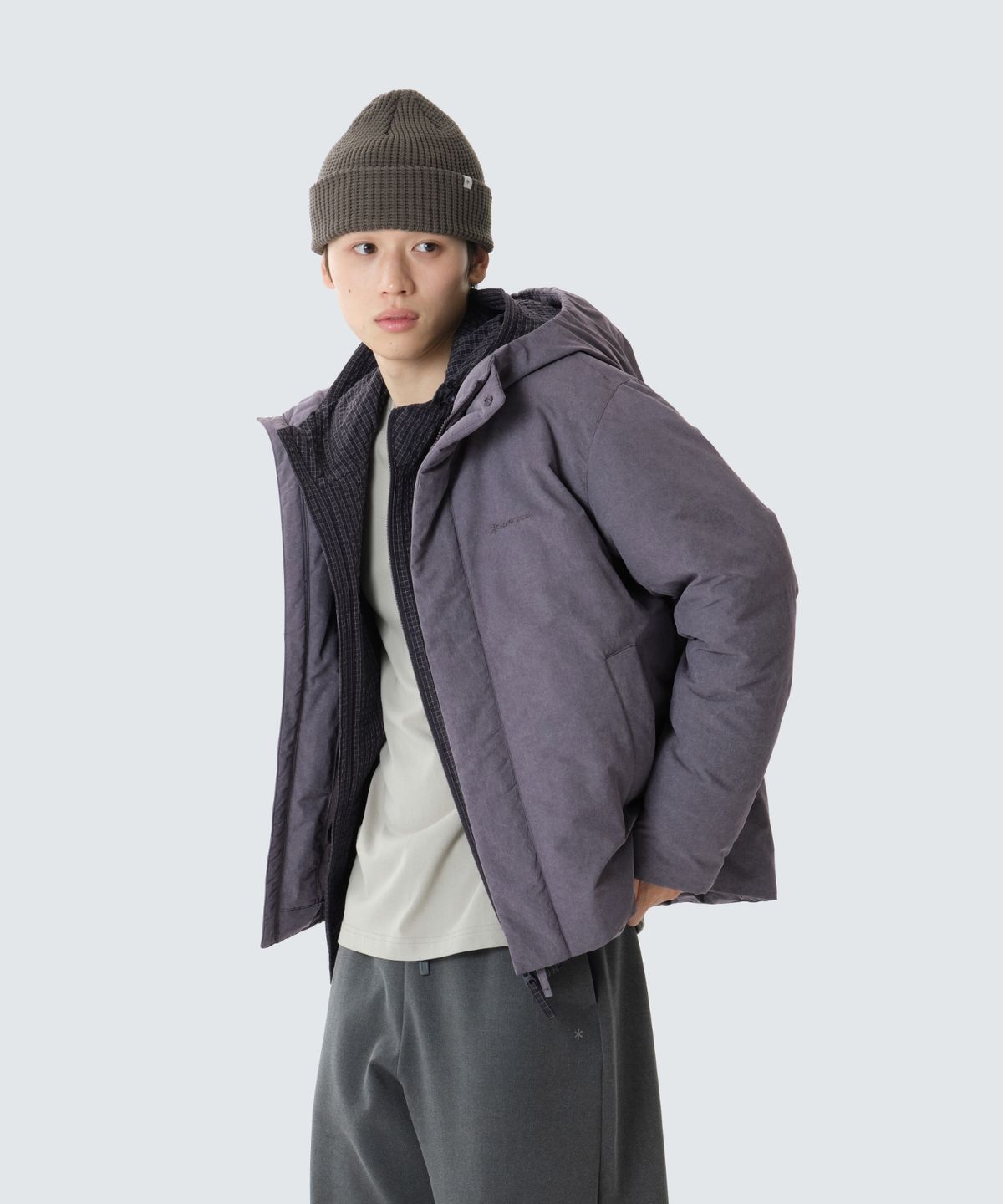 스노우피크 어패럴(SNOWPEAK APPAREL) 클랜드 워싱 경량 다운 자켓 (S26WUDDJ94) Wine