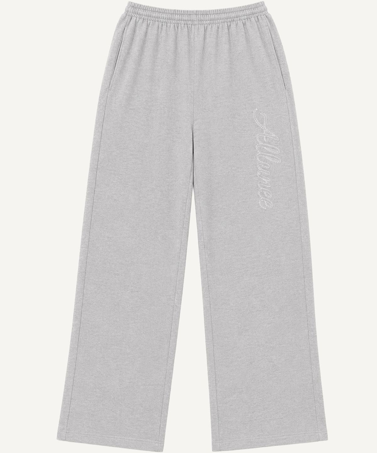 올유니(ALLUNEE) Logo Sweat Pants_Grey