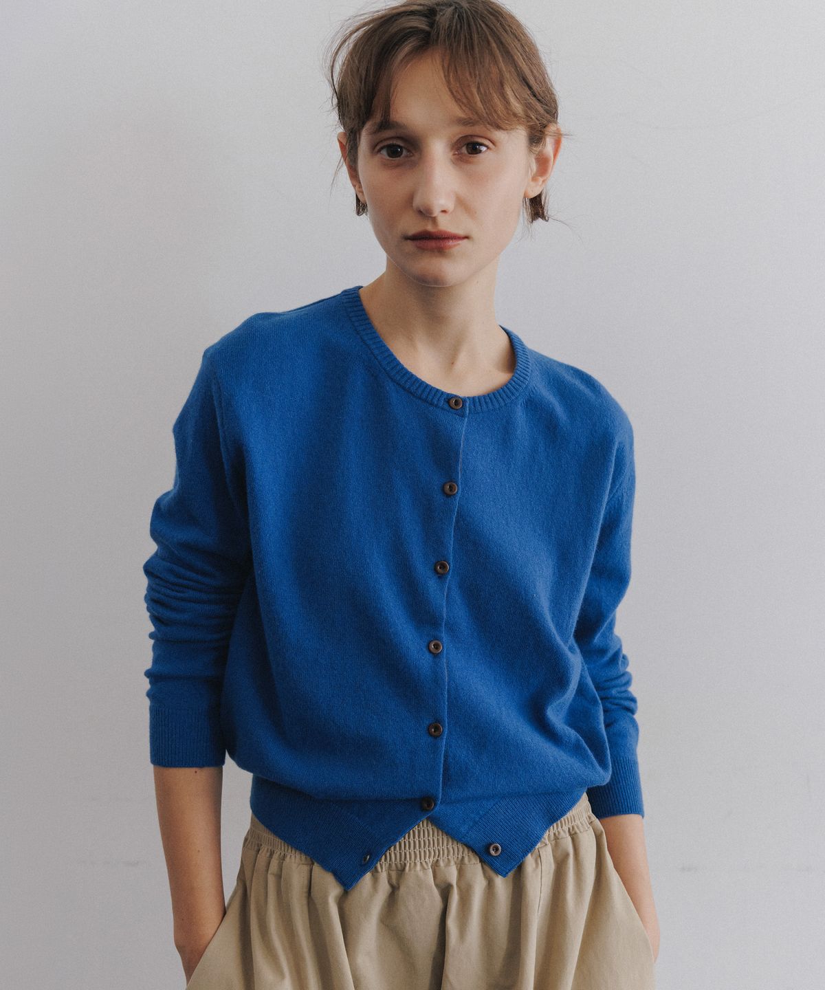 시엔느(SIENNE) Cambon Wool Cardigan (Blue)