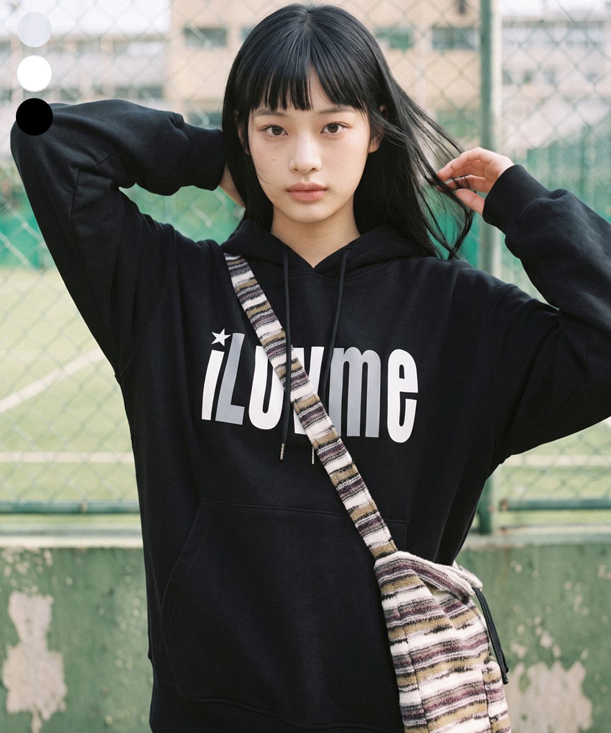 랜덤오프(RANDOMOFF) I LUV ME HOODIE (3color)