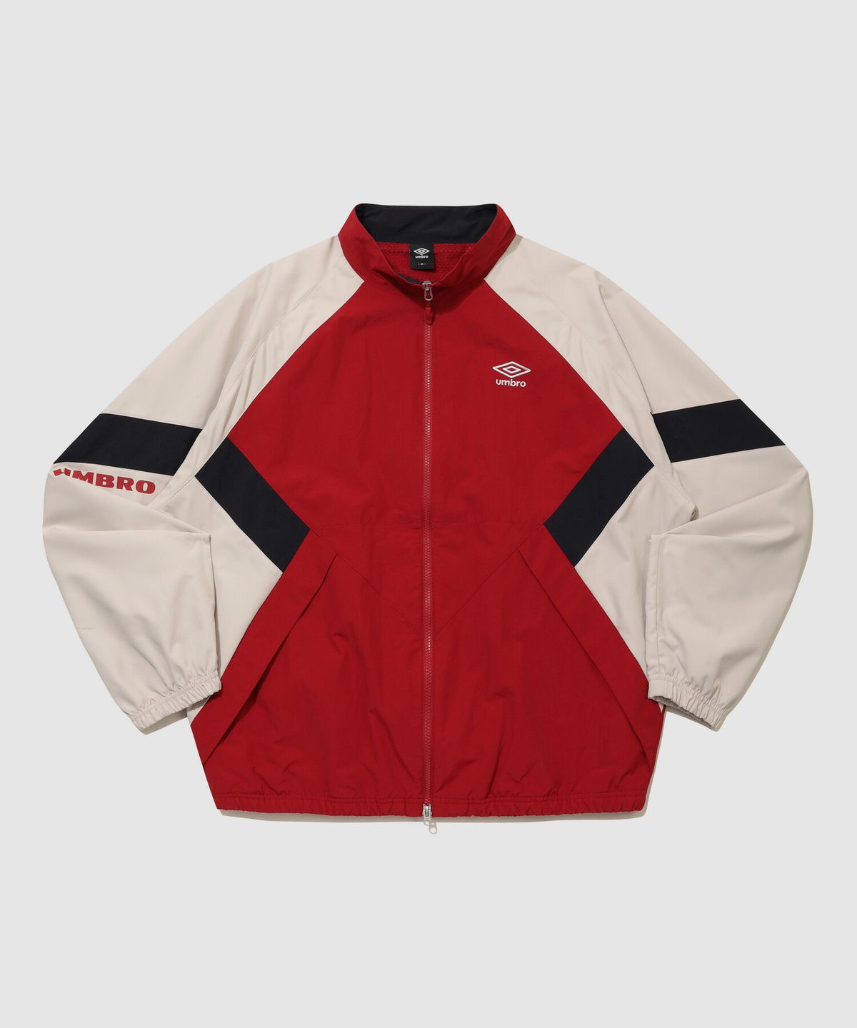 엄브로(UMBRO) 팝러쉬 스탠넥 바람막이 자켓 레드 UR324CJK96