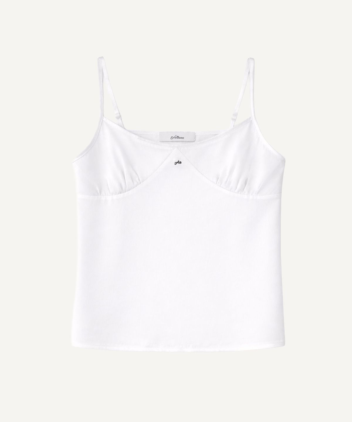 올유니(ALLUNEE) Lettering Camisole_white