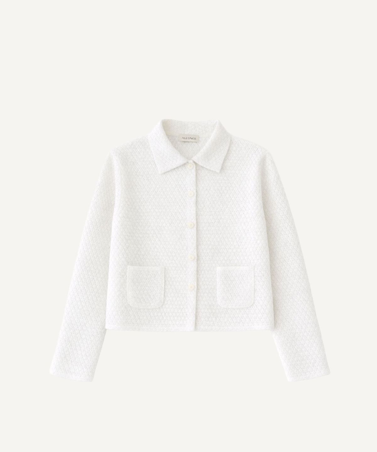 올유니(ALLUNEE) Florence-Cardigan-Ivory