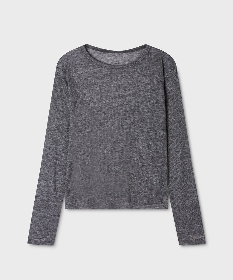Tencel Wool Ribbed T-shirt(F) / WHLAG4998F