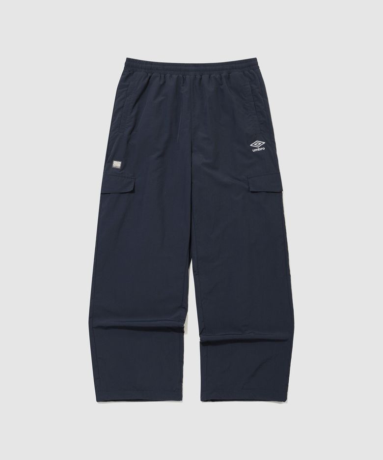 더비클럽 기모 안감 조거 & 와이드 2WAY 카고 팬츠 네이비 UR321CPT95