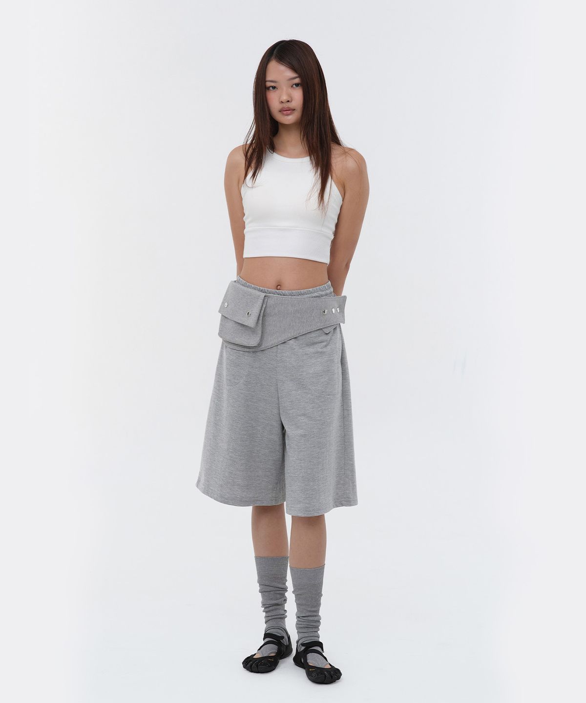 콘치웨어(CONCHWEAR) 벨티드 힙색 가방 (2colors)