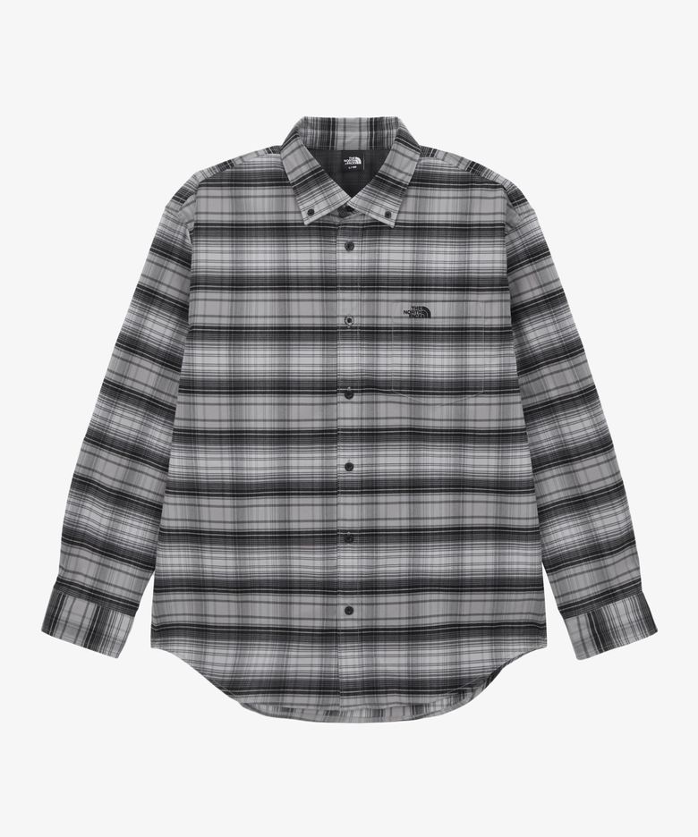 NH8LS50B 남성 에버피크 긴팔 셔츠 CHARCOAL