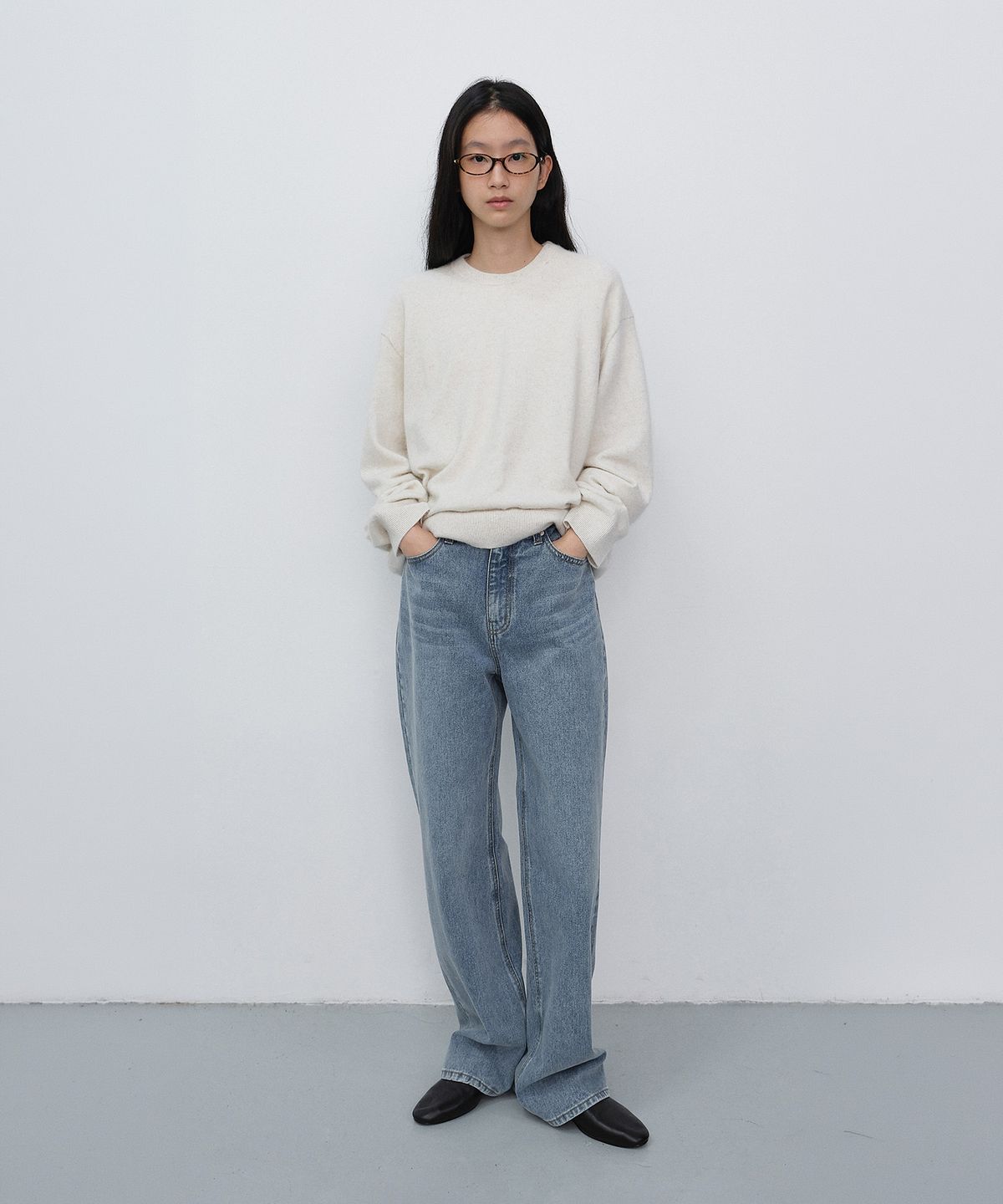 던스트(DUNST) WIDE JEANS_UDPA6C209_LIGHT BLUE