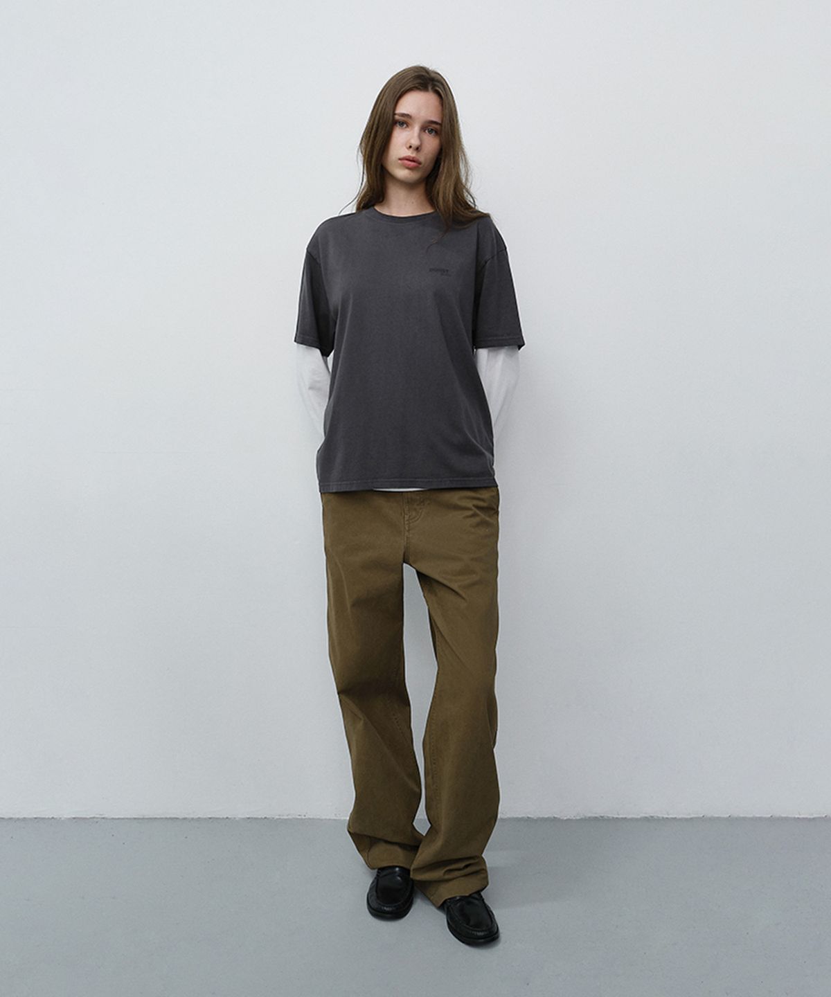 던스트(DUNST) STRAIGHT CHINO SLACKS_UDPA6C201_BEIGE