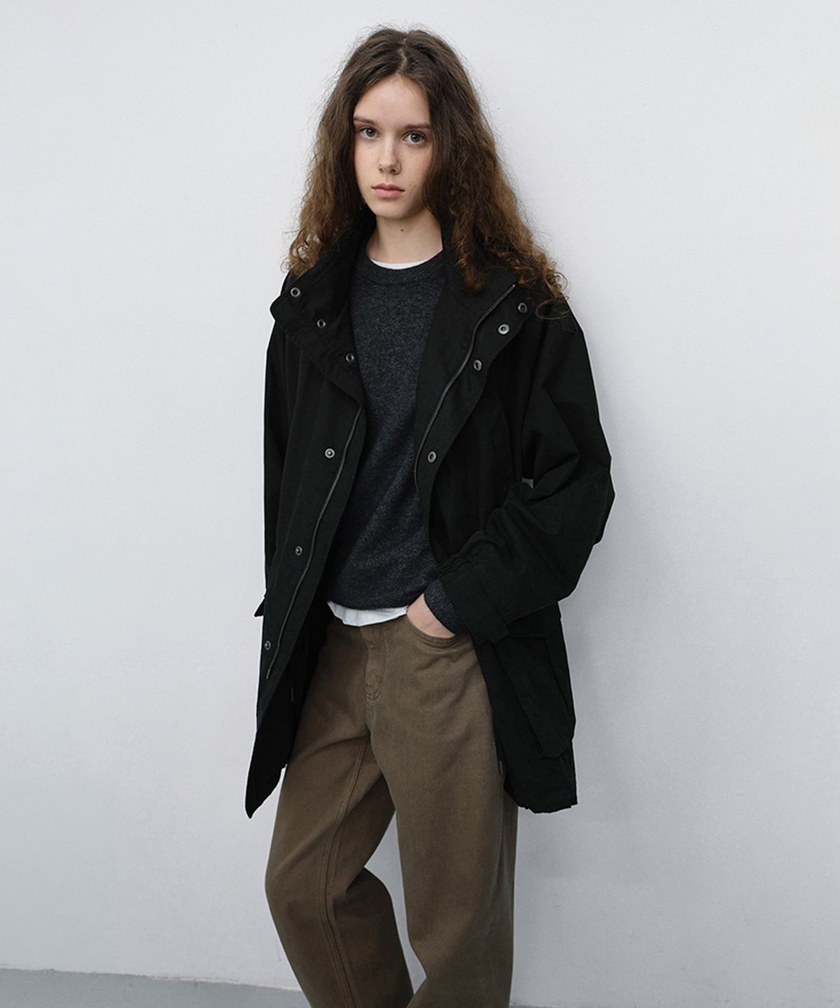 던스트(DUNST) UNISEX MODERN FIELD JACKET_UDJU6C109_BLACK